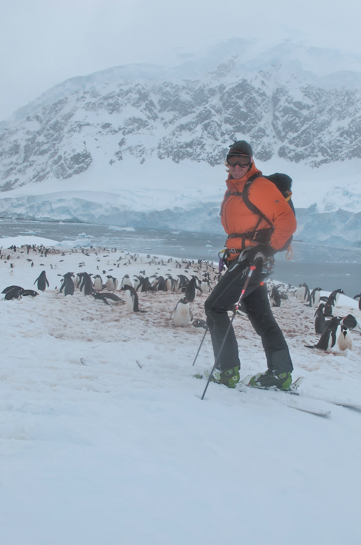 Skiing to the Penguins at Neko Harbor - Ice Axe 2010 Skiing to the Penguins at Neko Harbor - Ice Axe 2010