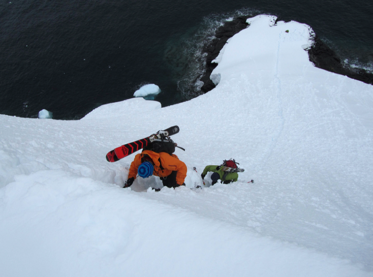 Climbing Directissima - Ice Axe Antarctica Australis 2010 Climbing Directissima - Ice Axe Antarctica Australis 2010