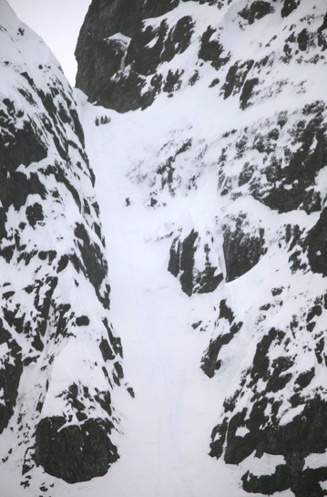 50+ degree couloir called Sable Pinnicales - Ice Axe 2010 50+ degree couloir called Sable Pinnicales - Ice Axe 2010